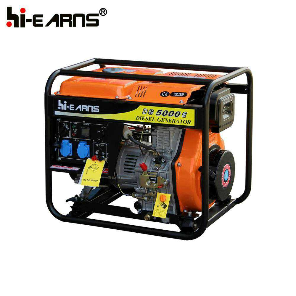 5KVA new style open type single phase Portable industry using Diesel Generator
