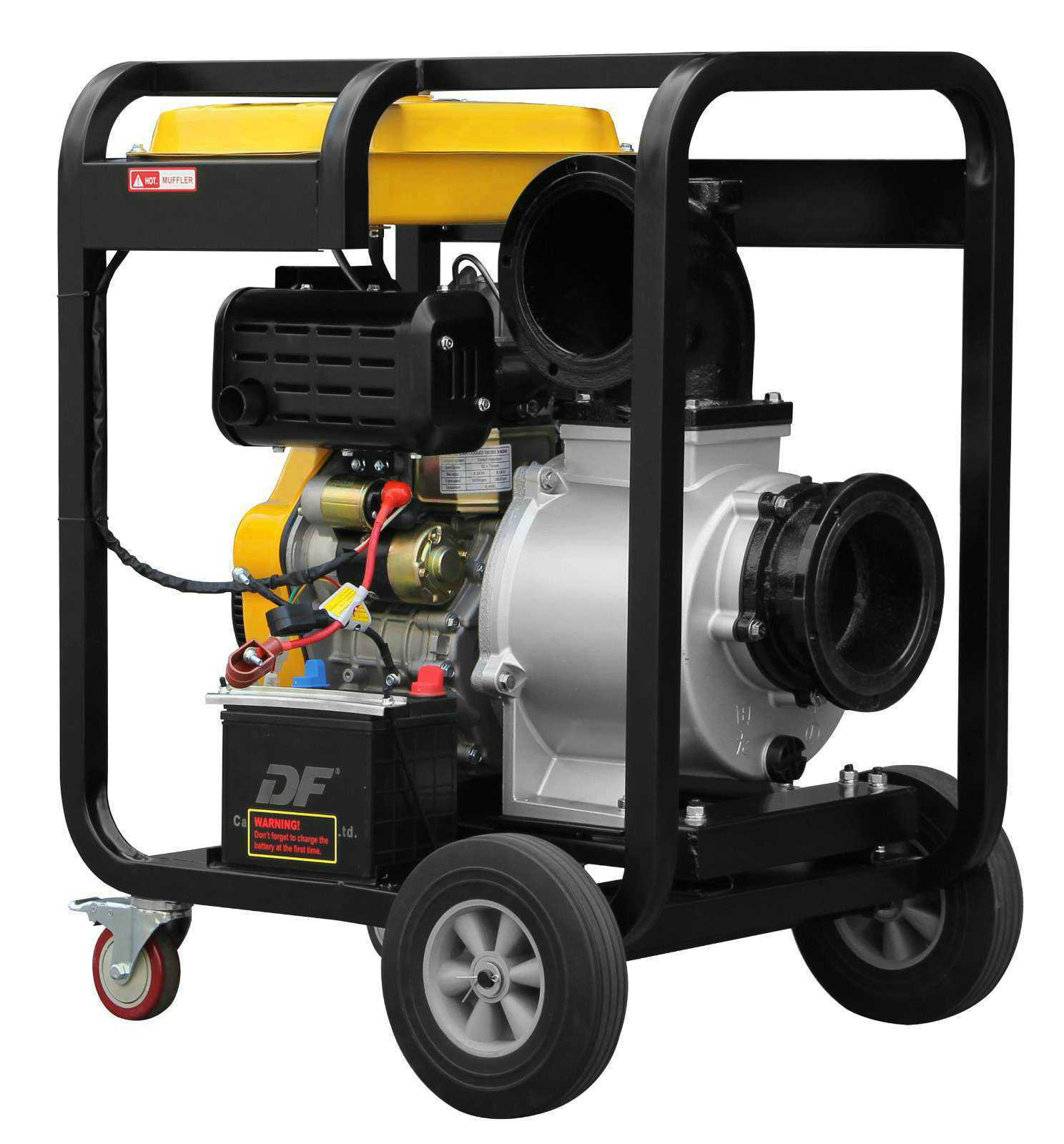 DP60E 6 inch 12 volt electric start diesel water pump