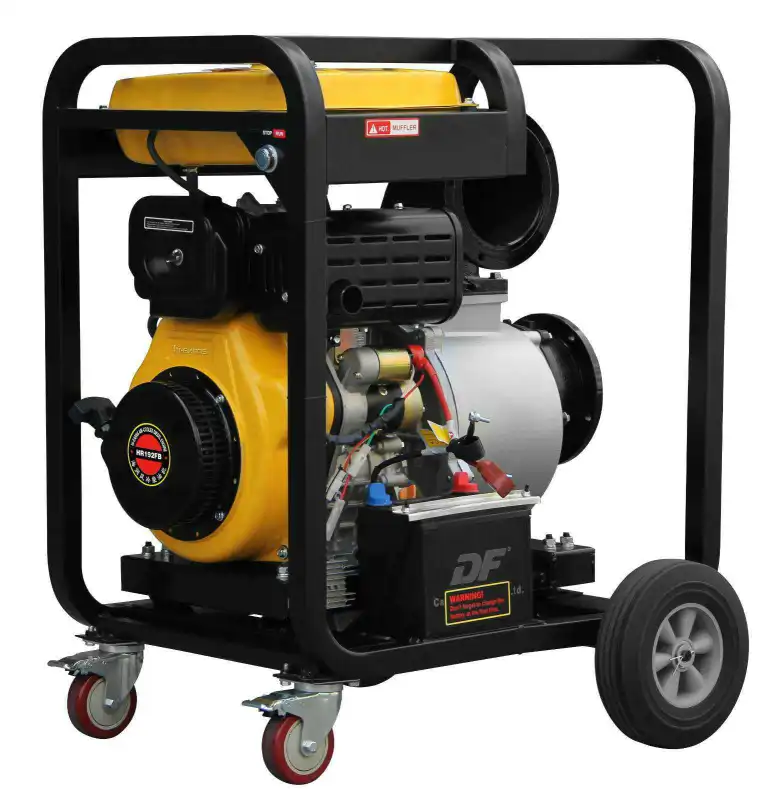 DP60E 6 inch 12 volt electric start diesel water pump