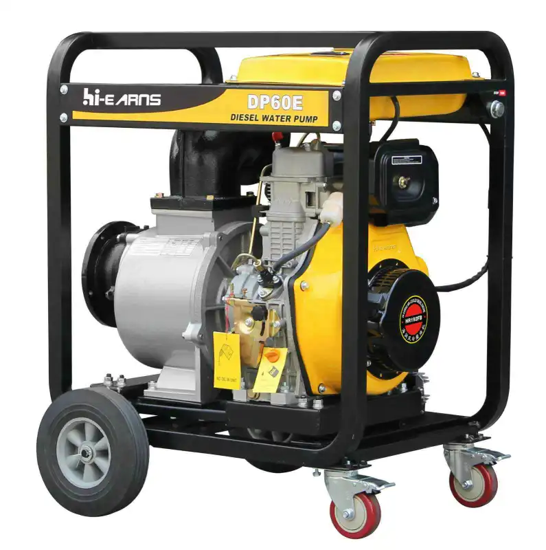 DP60E 6 inch 12 volt electric start diesel water pump