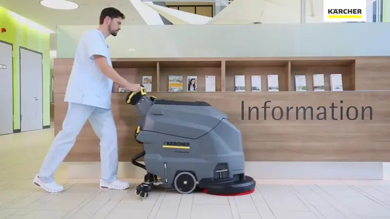 Kärcher BD 50/50 C Bp Classic This compact scrubber drier provides amazing manoeuvrability as well as visibility of the surface  to be cleaned, making it extremely easy to operate.