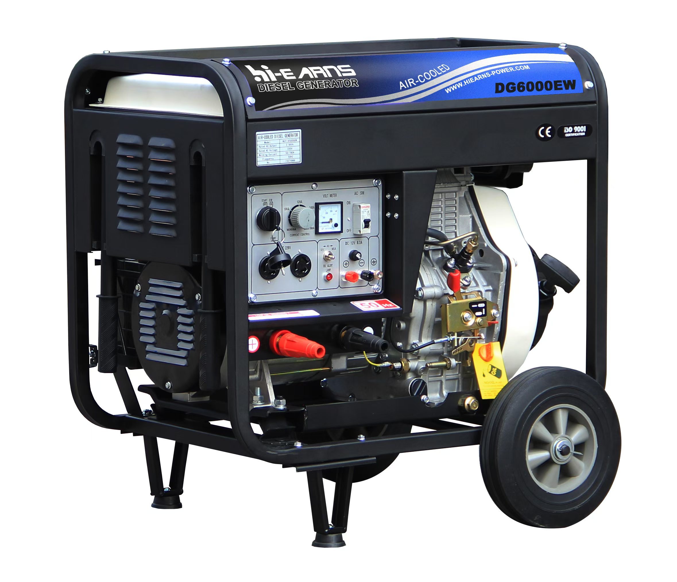 DG6000EW DIESEL GENERATOR WELDING MACHINE，100%POWER！Hi-EARNS&Japan Yanmar Engine Technology