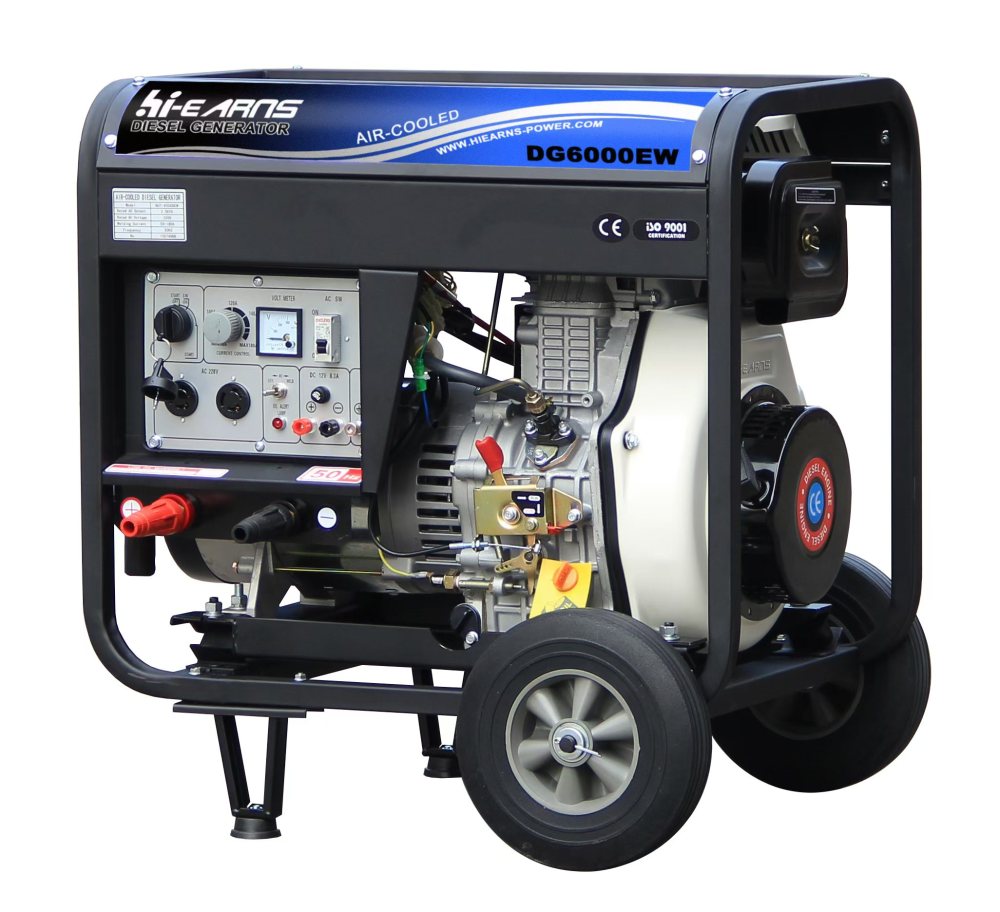 DG6000EW DIESEL GENERATOR WELDING MACHINE，100%POWER！Hi-EARNS&Japan Yanmar Engine Technology