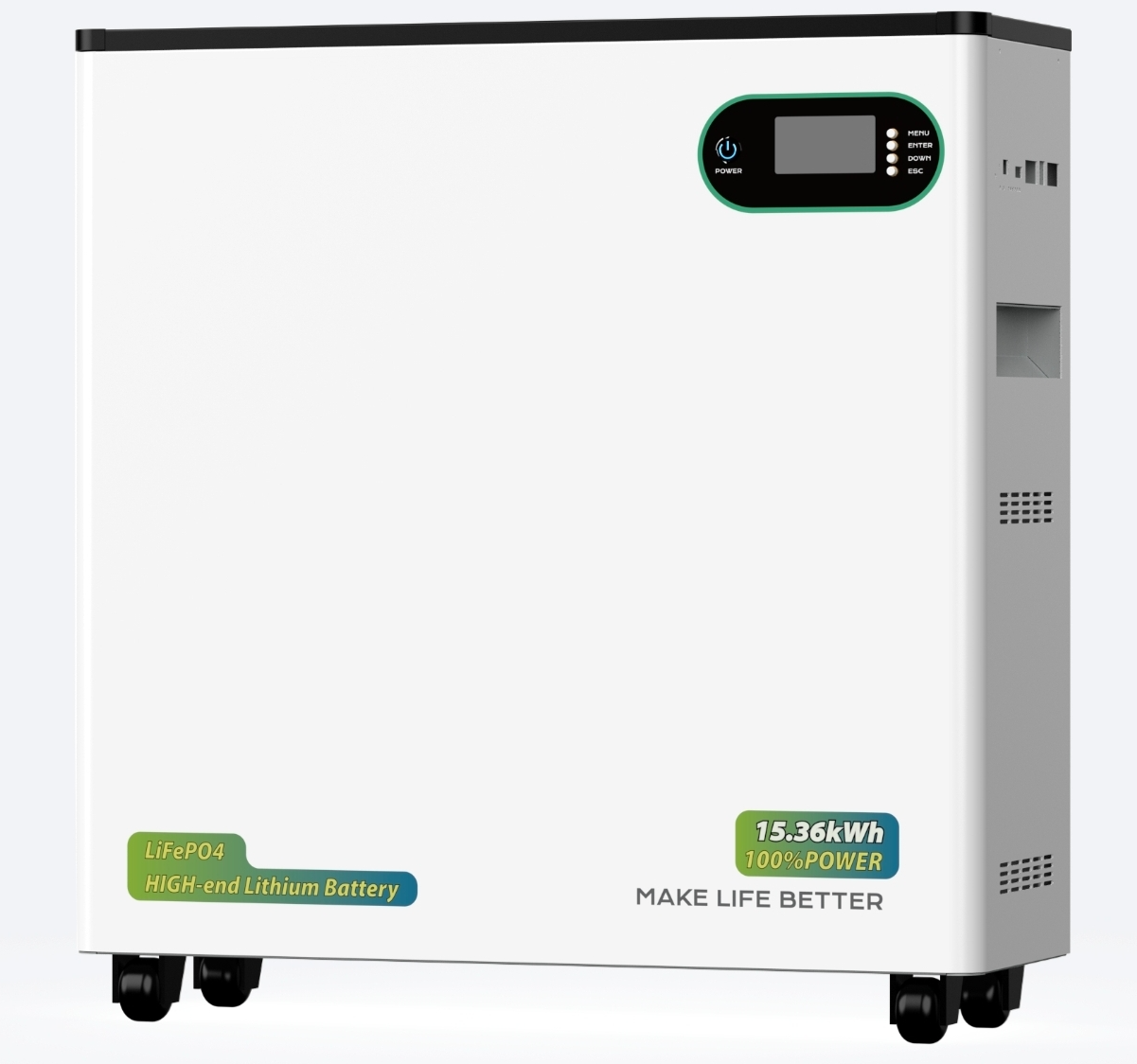 POWER:15.36KWh Lithium Battery 100%POWER！