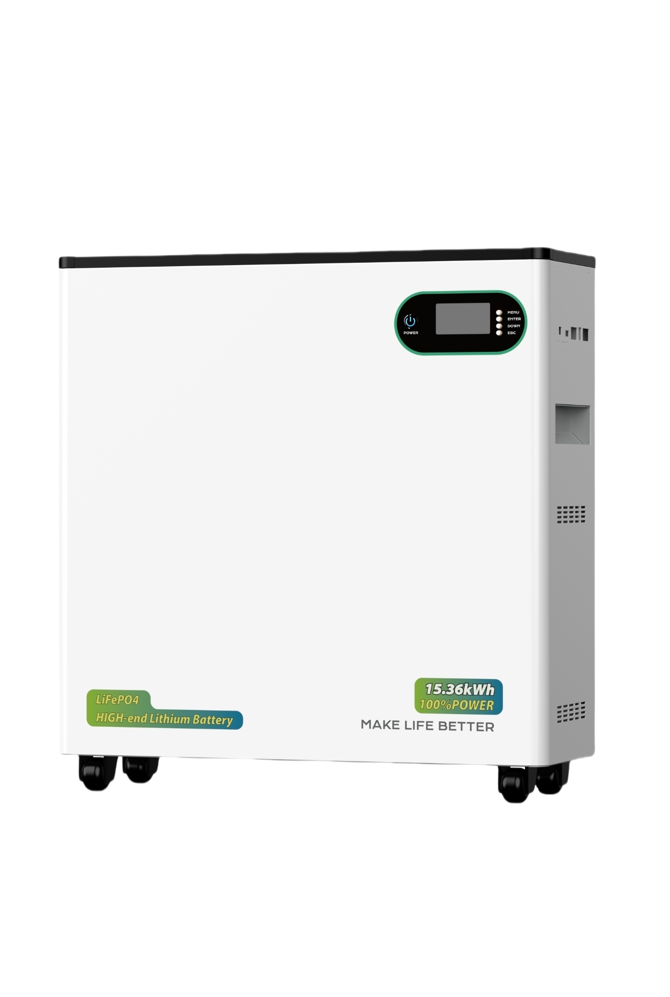 POWER:15.36KWh Lithium Battery 100%POWER！