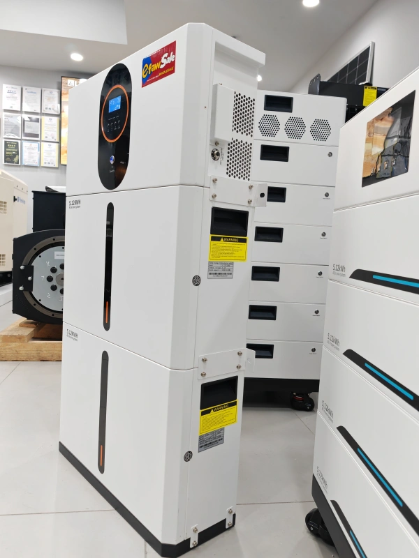 POWER:5KW Solar Power Generator Set+10.24KWH Lithium Battery +590W(9Pcs) original JinKo Monocrystalline silicon solar panel 100%POWER!