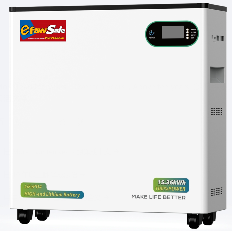 POWER:15.36KWh Lithium Battery 100%POWER！
