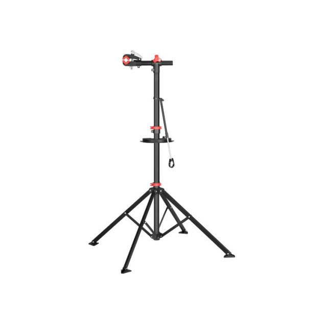 Quick Release Bike Repair Stand Steel Stable With Tool Tray