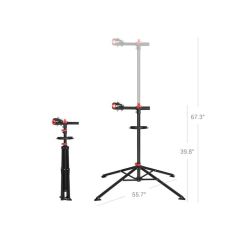 Quick Release Bike Repair Stand Steel Stable With Tool Tray