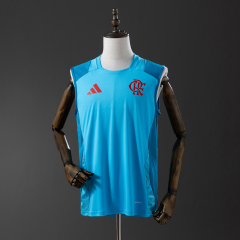 Flamengo 25/26 Training Suit Cyan Vest Jersey