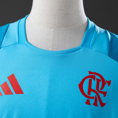 Flamengo 25/26 Training Suit Cyan Vest Jersey