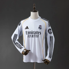 Real Madrid 25/26 Home Long Sleeve Jersey