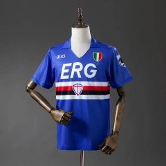 Sampdoria 91/92 Home Retro Jersey