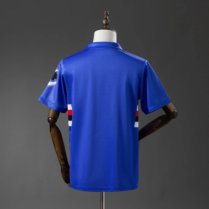 Sampdoria 91/92 Home Retro Jersey
