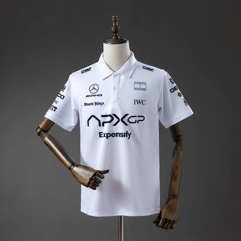 Mercedes-AMG Team 2025 F1 Racing Suit White POLO
