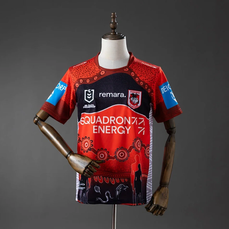 St George Dragons 2025 NRL Mens Indigenous Jersey