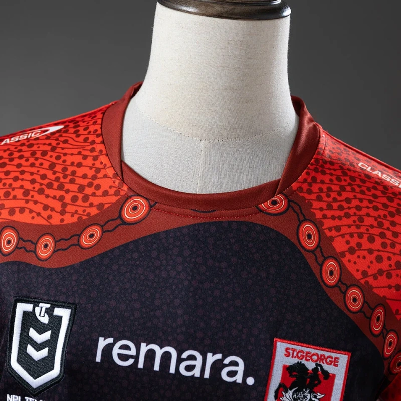 St George Dragons 2025 NRL Mens Indigenous Jersey