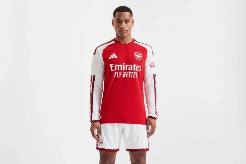 Arsenal 25/26 Home Long Sleeved Player Version Jersey