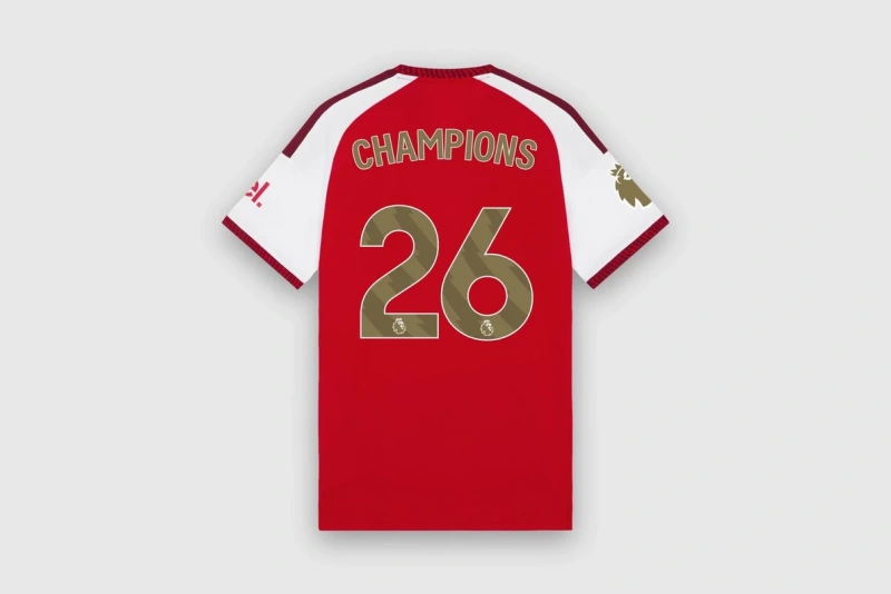 Arsenal Premier League Champions Authentic Home Shirt