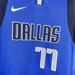 Dallas Mavericks #77 Dončić Youth NBA Silk Jersey