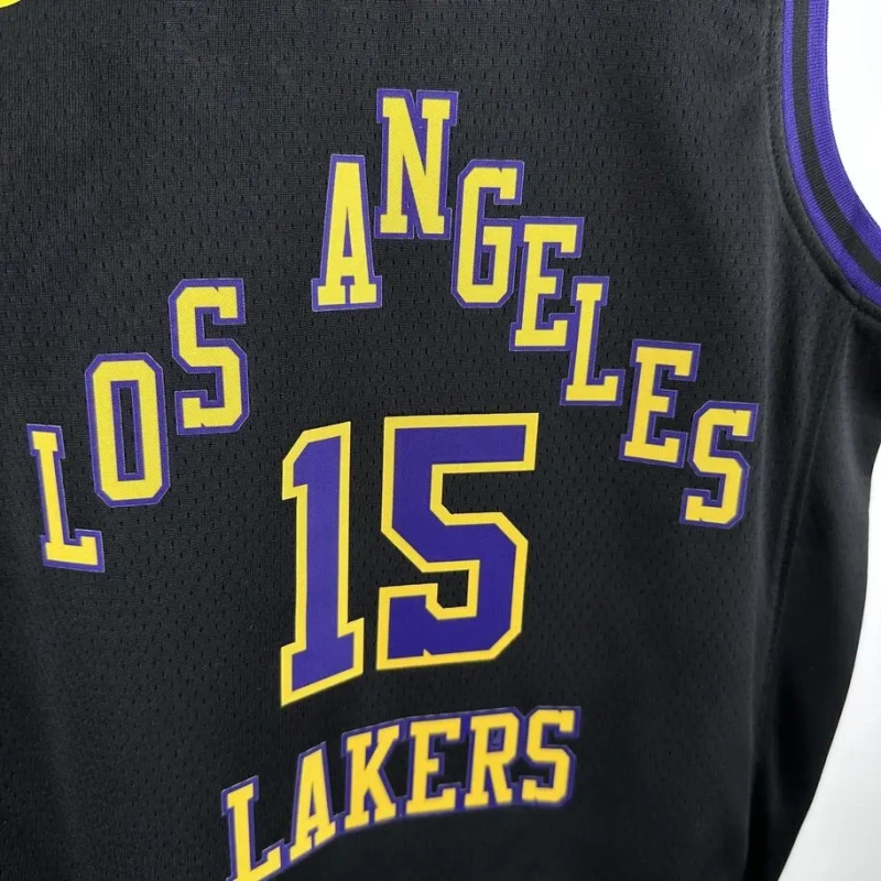 Los Angeles Lakers #15 REAVES City Edition Youth NBA Silk Jersey