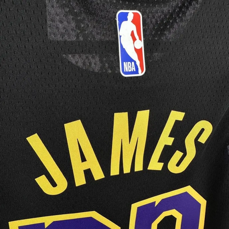 Los Angeles Lakers #23 JAMES City Edition Youth NBA Silk Jersey
