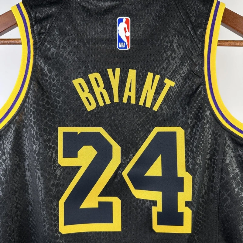 Los Angeles Lakers #24 Bryant Youth NBA Silk Jersey