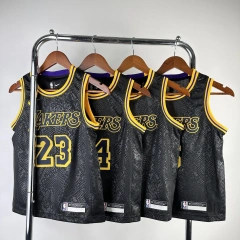 Los Angeles Lakers #6 James Youth NBA Silk Jersey