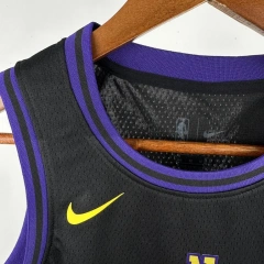 Los Angeles Lakers #8 Bryant City Edition Youth NBA Silk Jersey
