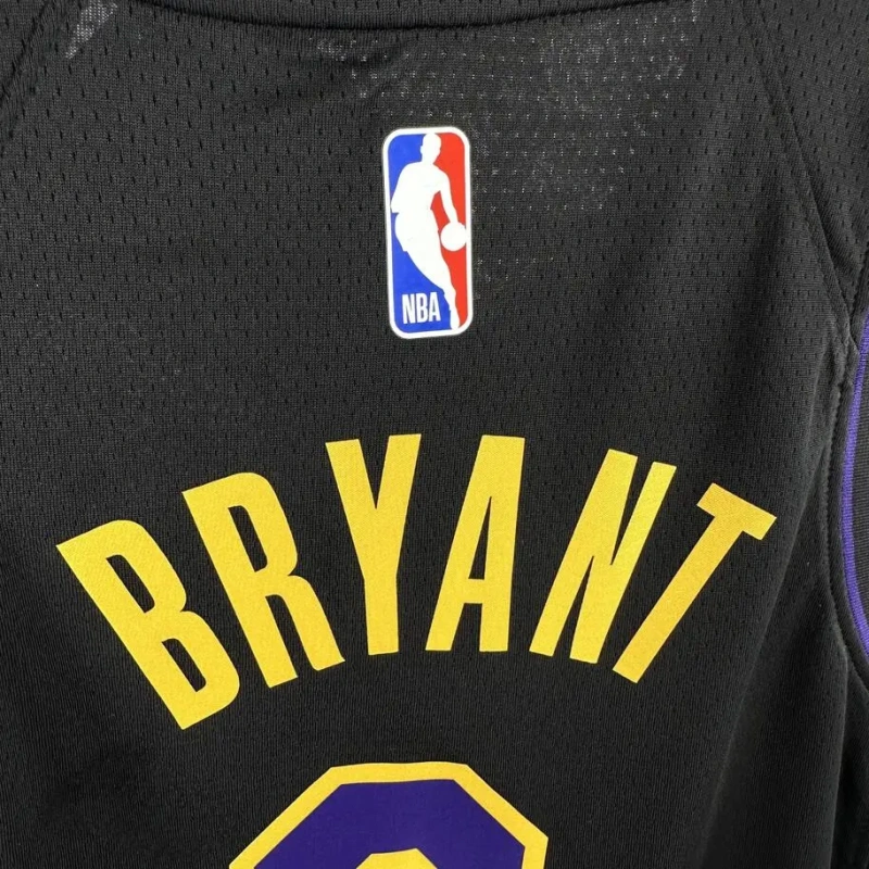 Los Angeles Lakers #8 Bryant City Edition Youth NBA Silk Jersey