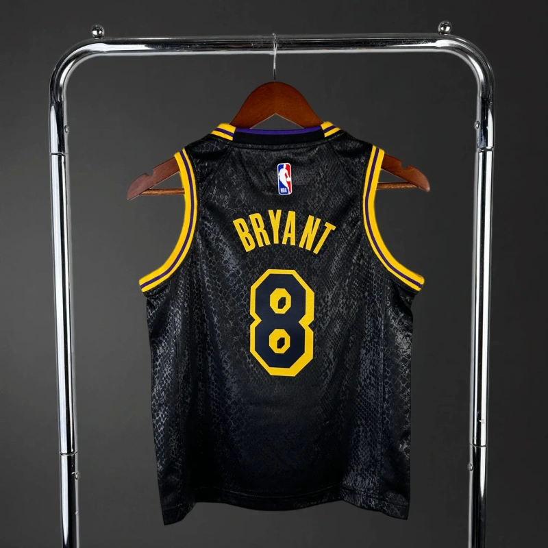 Los Angeles Lakers #8 Bryant Youth NBA Silk Jersey