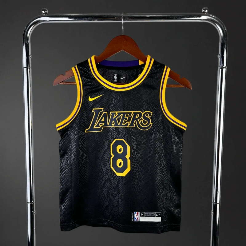 Los Angeles Lakers #8 Bryant Youth NBA Silk Jersey