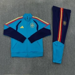Spain 2026 Tiro Presentation Tracksuit Jacket Suits Light Blue