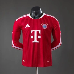 Bayern Munich 26/27 Home Player Version Long Sleeved Jersey
