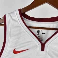 Miami Heat #7 Antetokounmpo Mens NBA Silk Jersey - White