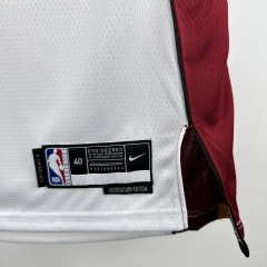 Miami Heat #7 Antetokounmpo Mens NBA Silk Jersey - White