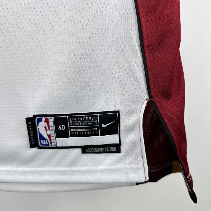 Miami Heat #7 Antetokounmpo Mens NBA Silk Jersey - White