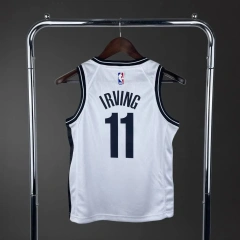 Brooklyn Nets #11 IRVING Youth NBA Silk Basketball Jersey - White
