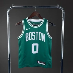 Boston Celtics #0 TATUM Youth NBA Silk Basketball Jersey - Green