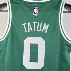 Boston Celtics #0 TATUM Youth NBA Silk Basketball Jersey - Green