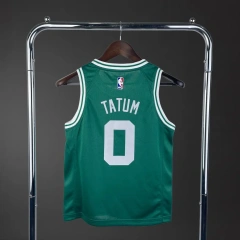 Boston Celtics #0 TATUM Youth NBA Silk Basketball Jersey - Green