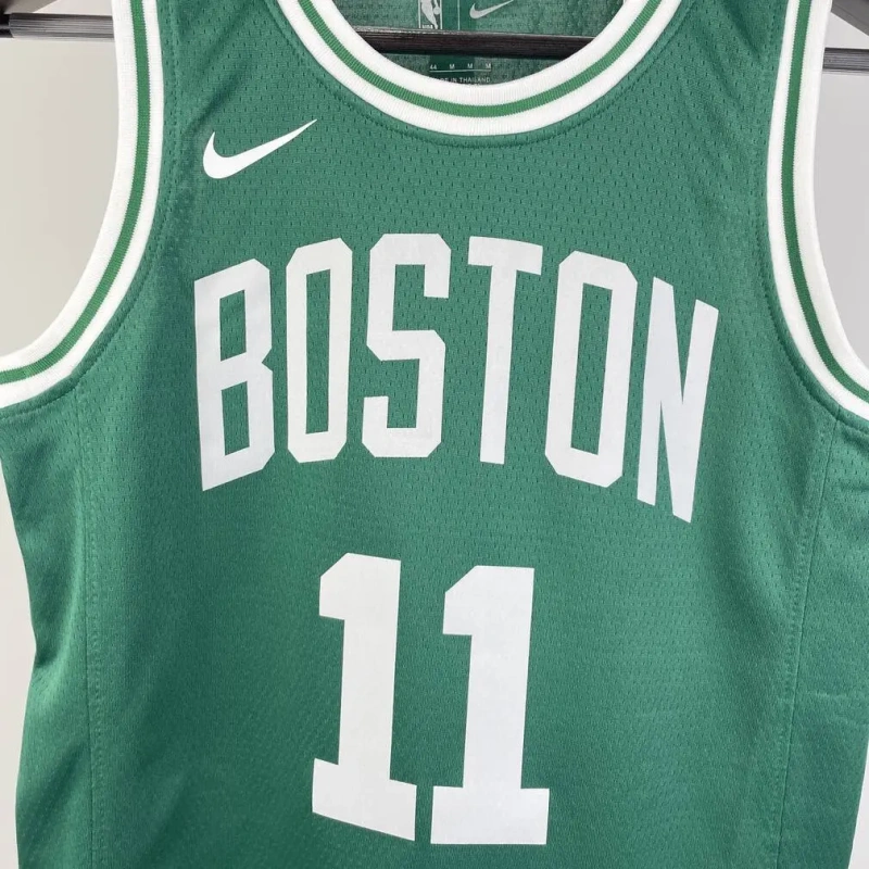 Boston Celtics #11 IRVING Youth NBA Silk Basketball Jersey - Green
