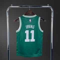 Boston Celtics #11 IRVING Youth NBA Silk Basketball Jersey - Green