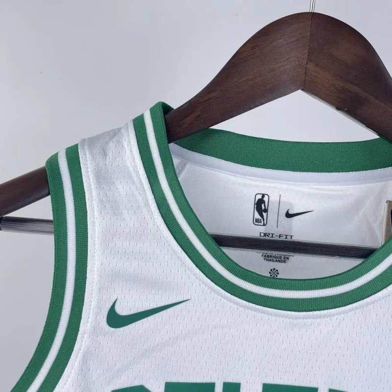 Boston Celtics #11 IRVING Youth NBA Silk Basketball Jersey - White
