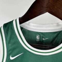 Boston Celtics #7 BROWN Youth NBA Silk Basketball Jersey - Green