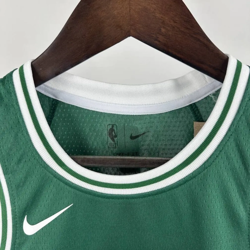 Boston Celtics #88 QUETA Youth NBA Silk Basketball Jersey - Green