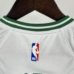 Boston Celtics #88 QUETA Youth NBA Silk Basketball Jersey - White