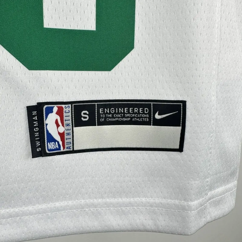 Boston Celtics #88 QUETA Youth NBA Silk Basketball Jersey - White