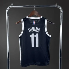 Brooklyn Nets #11 IRVING Youth NBA Silk Basketball Jersey - Black