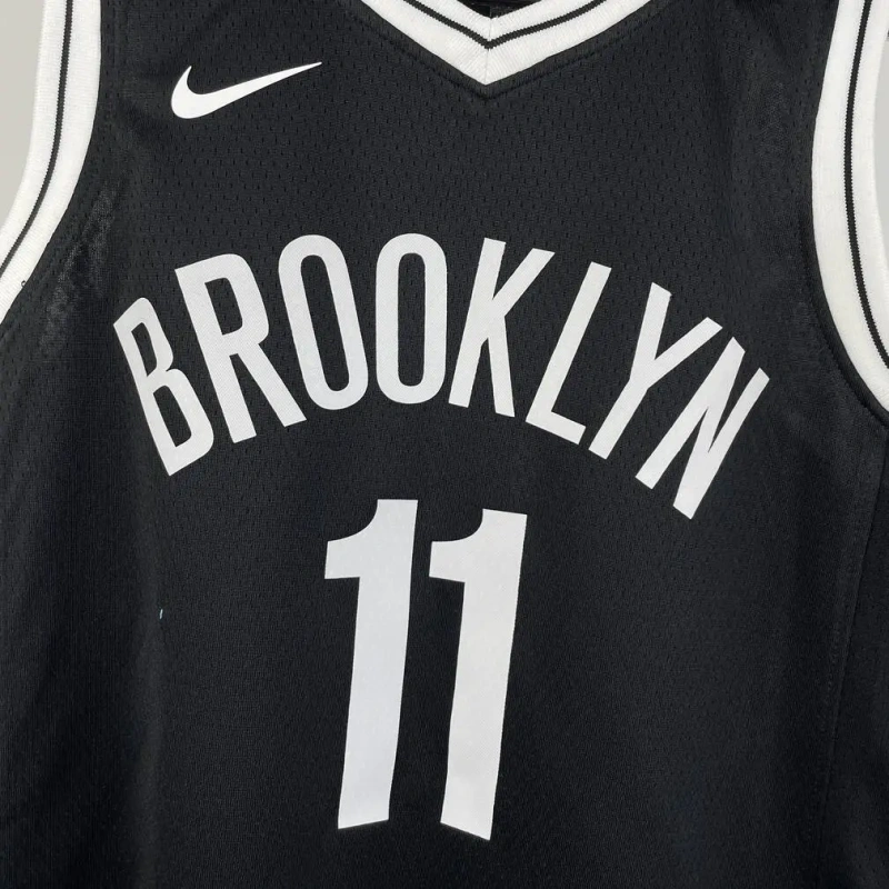 Brooklyn Nets #11 IRVING Youth NBA Silk Basketball Jersey - Black
